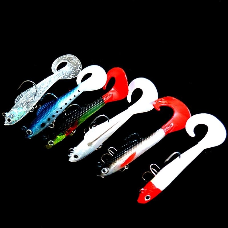 Umpan Pancing IKAN SOFT LURE EKOR PANJANG 9cm