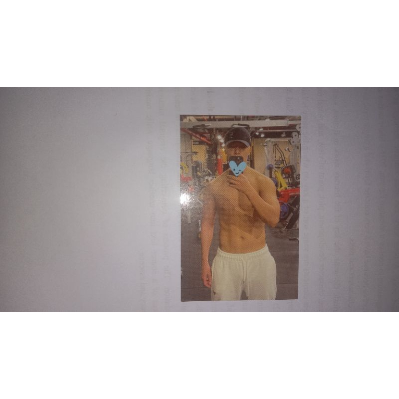 PC Donghae gym album countdown photocard super junior