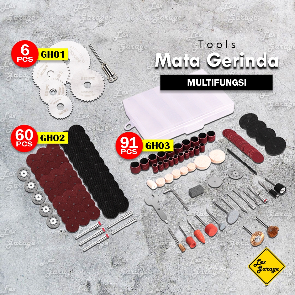 Mata Gerinda Mini Grinder Set Bor Mini