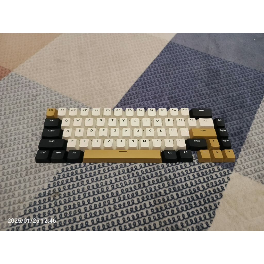 Keycaps Tri Tone PBT Double Shot OEM Profile 6x Pcs Keyboard Mechanical 65% Vortexseries GT65 Byon