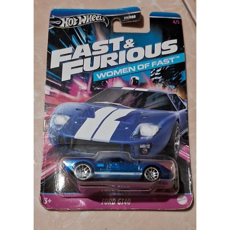 hot wheels ford GT40 fast and furious women of fast edition