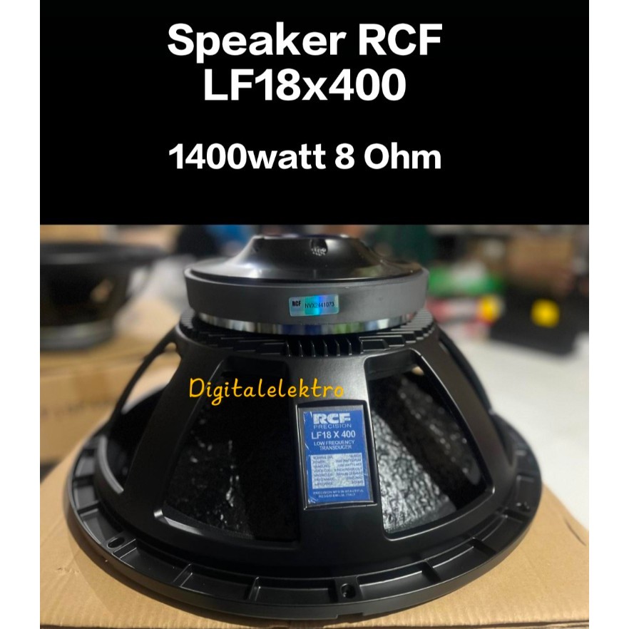 Speaker RCF 18 inch Lf18x400 Woofer Power 1400watt 8 ohm karakter woofer