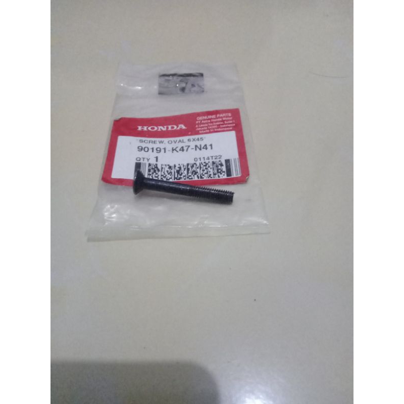 screw oval 6x45 baut jalu stang adv beat f1 beat pop beat sporty esp blade 110 pcx 125 cbu pcx 150 c