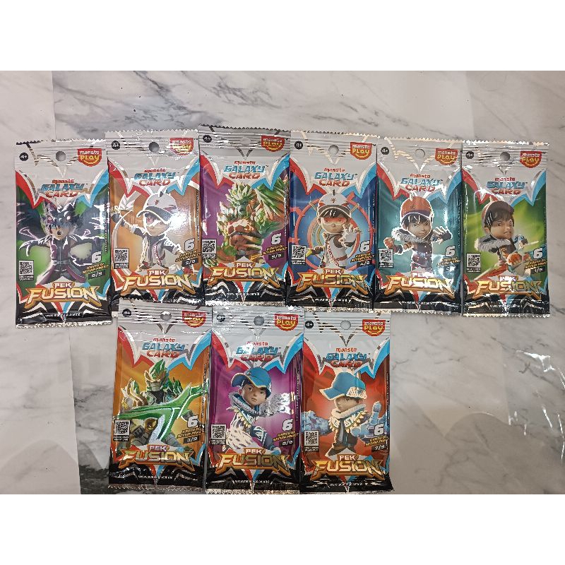 Monsta Galaxy Card BoBoiBoy Pek Fusion (Indonesia)