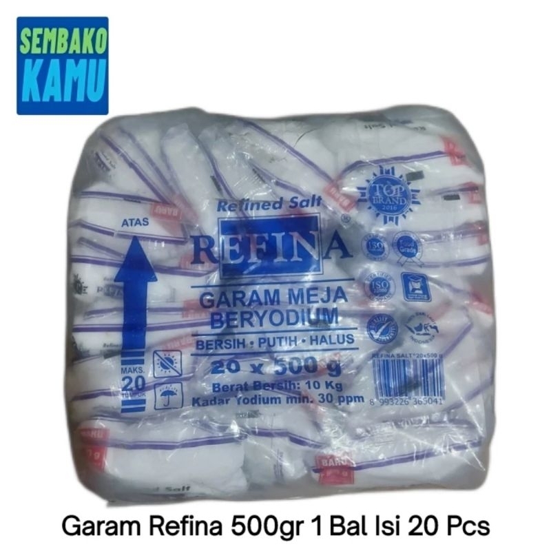 

Garam Refina 500 Gr 1 Bal Isi 20 Pcs