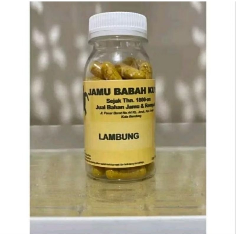 VIRAL Obat Jamu Kapsul Tradisional Herbal LAMBUNG Racikan BABAH KUYA
