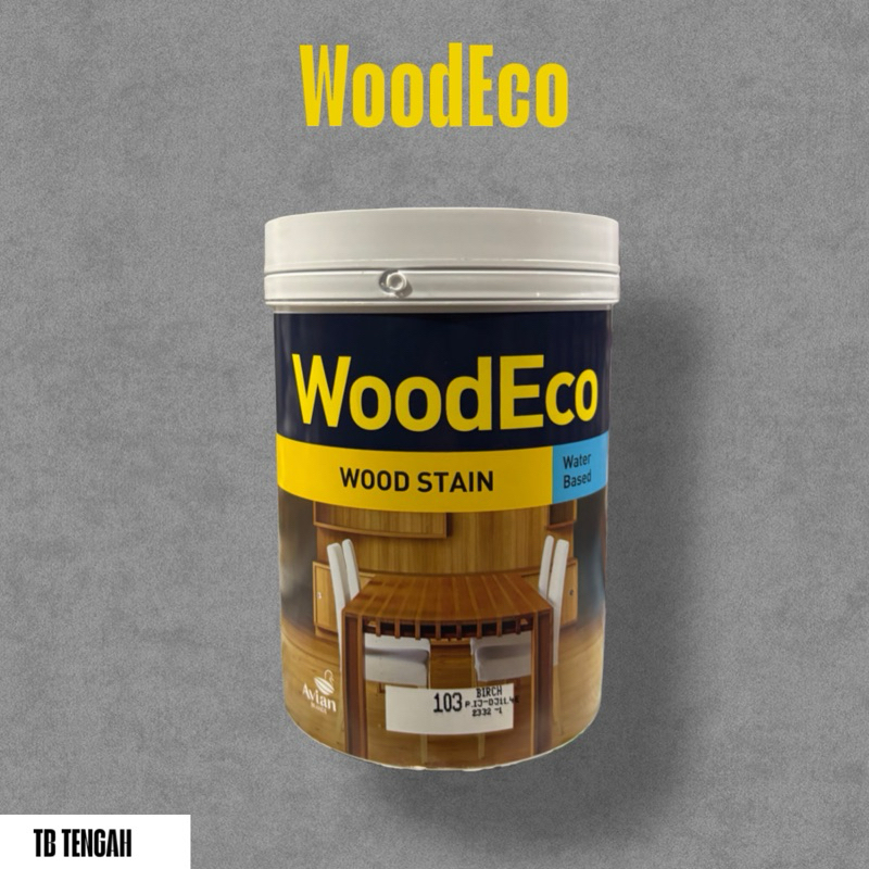 Plitur Politur WoodEco Stain Kayu Water Base