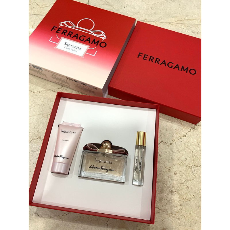 SALVATORE FERRAGAMO SIGNORINA SET BODY LOTION