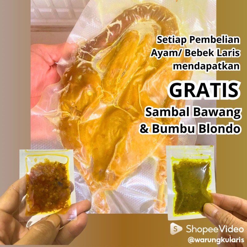 

Bebek 1 ekor (Ungkep)