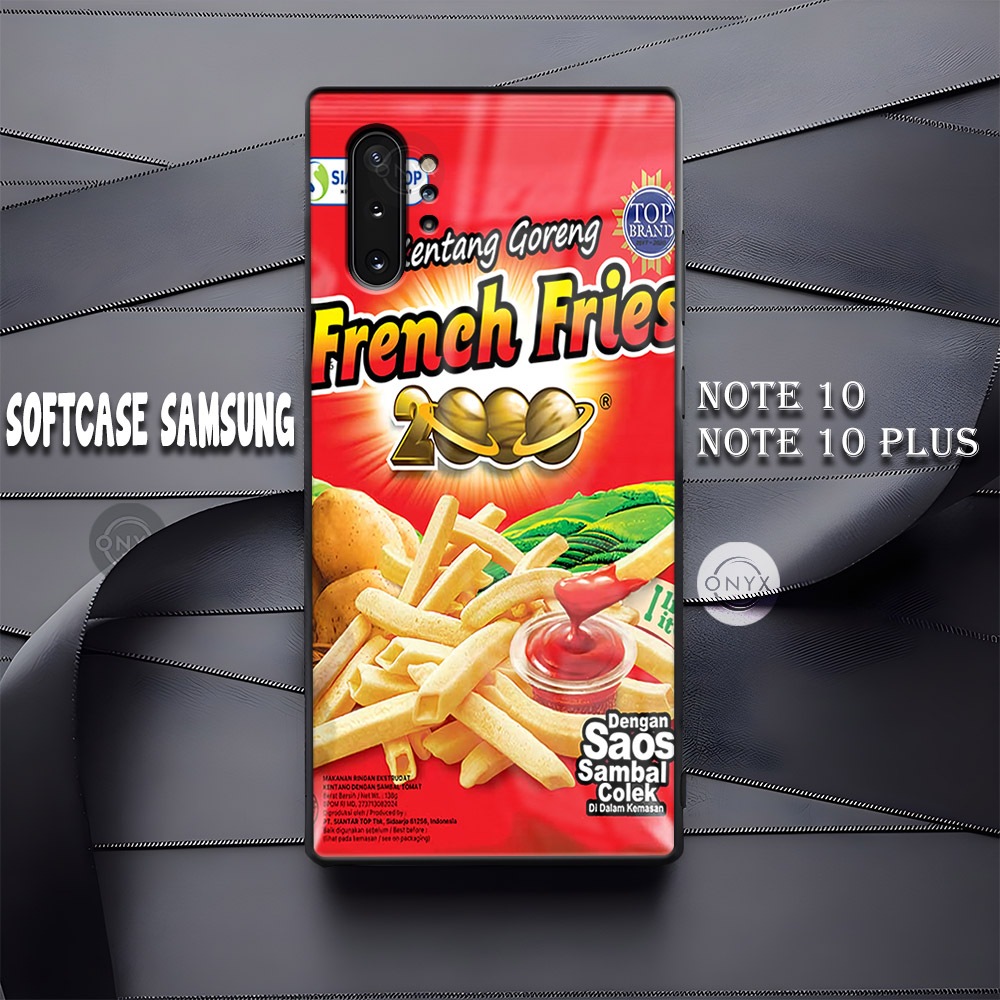 [AA31] Softcase Kilau Kaca Glossy SAMSUNG NOTE 10 | 10 PLUS | Motif Snack | Kesing Samsung Note 10 1