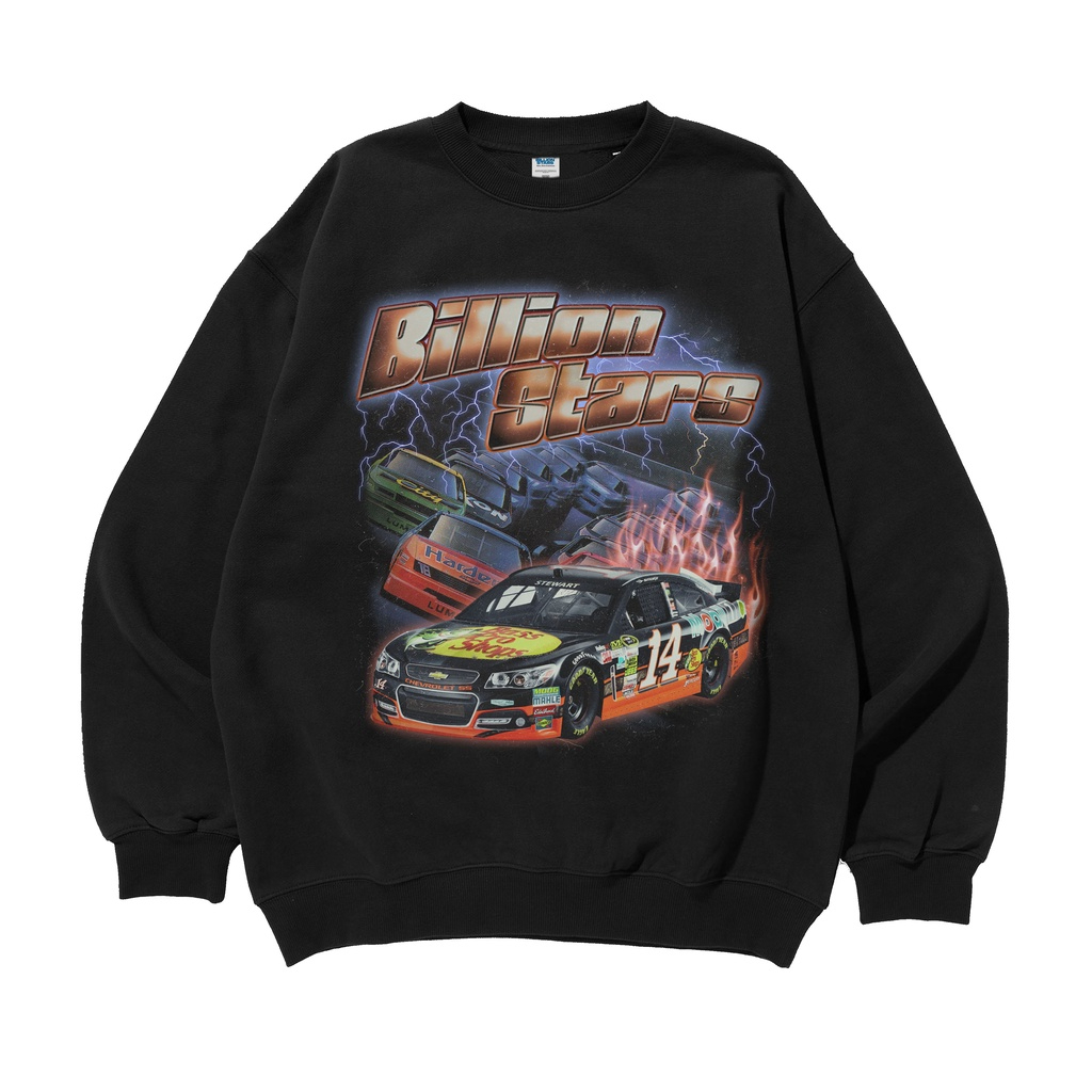 CREWNECK | NASCAR | BLACK | BILLIONSTARS | VINTAGE SERIES