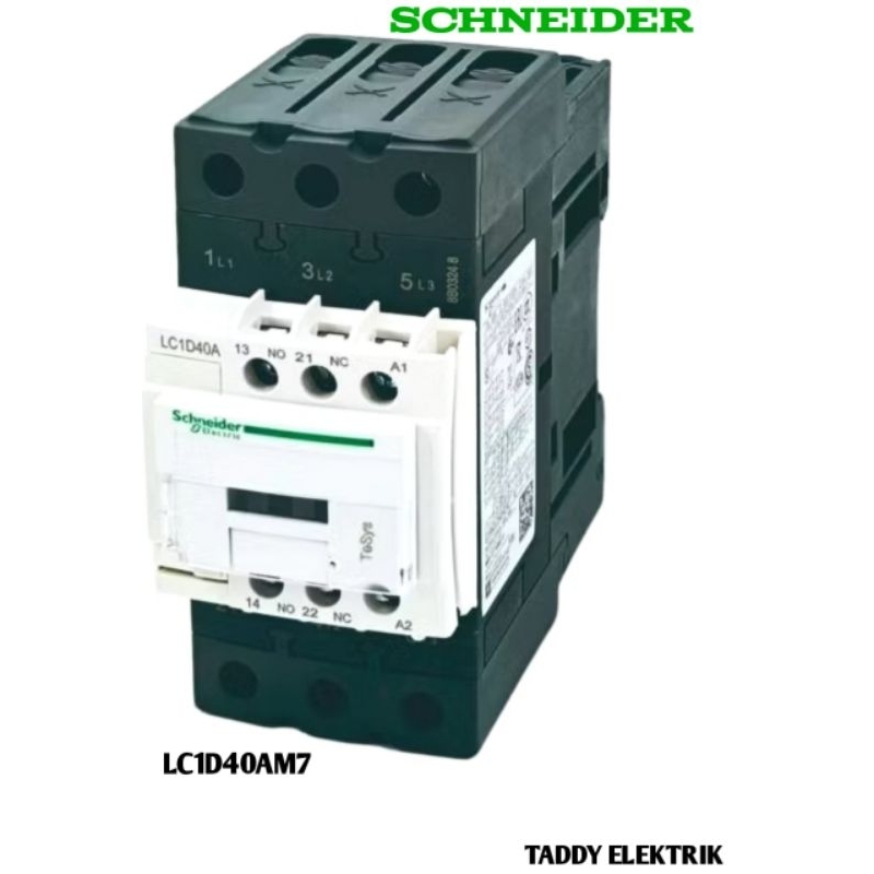 Kontaktor Schneider LC1D40A m7 60A coil 220V