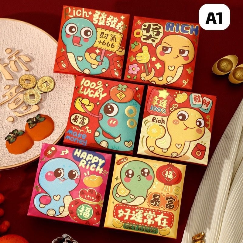 

BPT - JW1894 Angpao Shio Ular 2025 / Chinese New Year / Angpao Imlek