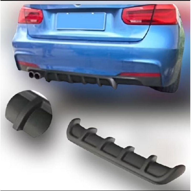 diffuser mobil bumper belakang universal