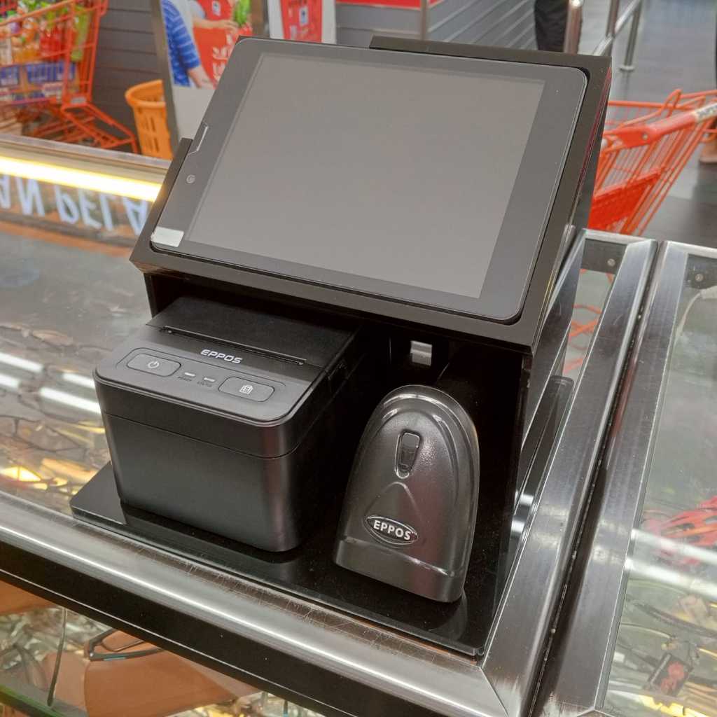Mesin Kasir Dekstop POS Android 13 4G LTE | 4Gb Ram/64Gb Rom | 8 Inch HD IPS 1280x800 Garansi Resmi 
