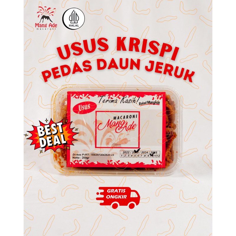 

MangAde Usus Krispi Pedas Daun Jeruk Kemasan Box 500ml