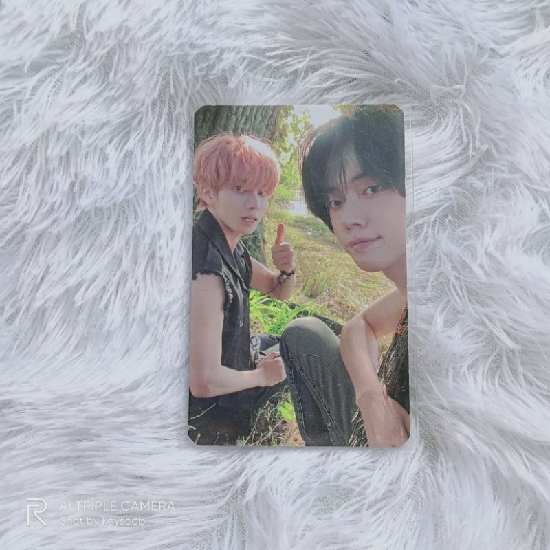tomorrow x together txt yeonjun taehyun unit lucky draw tccf temptation photocard official pc