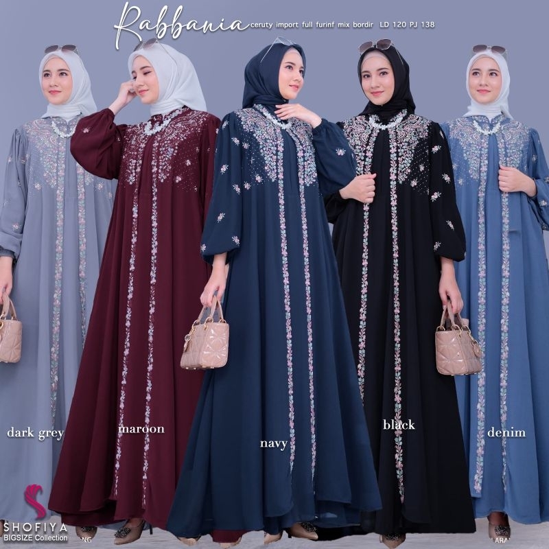 RABBANIA DRESS JUMBO (LD 120) BY SHOFIYA