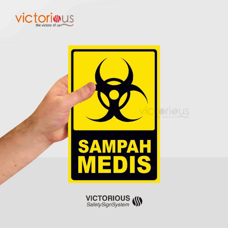 Sticker Sampah Medis Sampah Non Medis