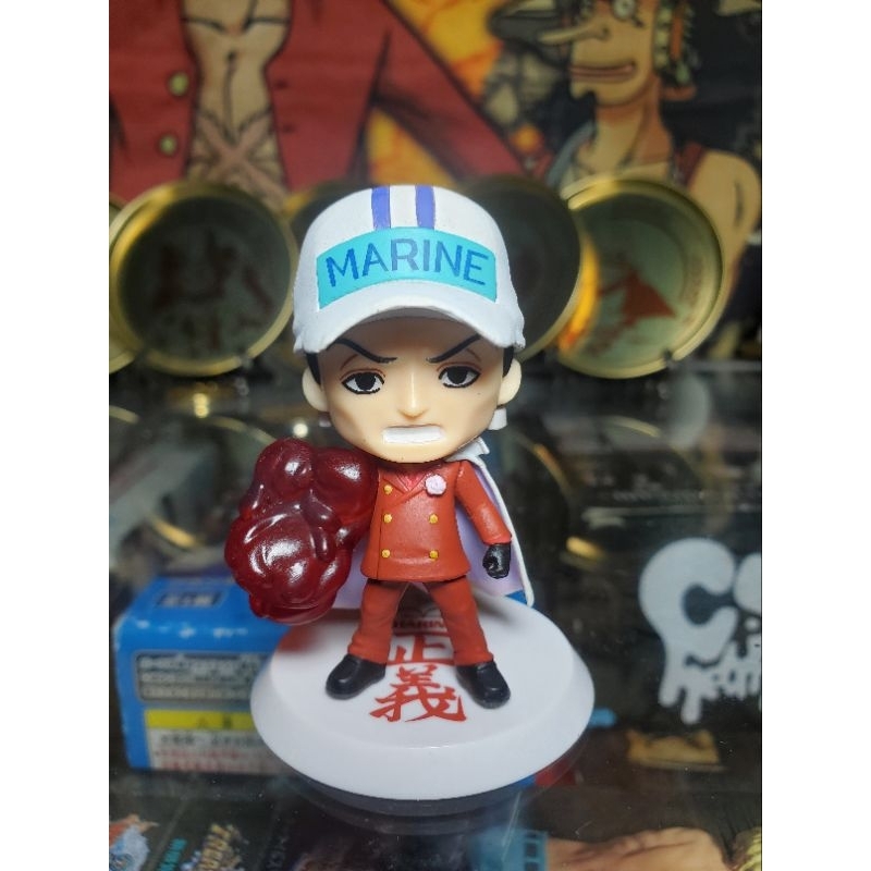 action figure one piece admiral akainu original ichiban kuji banpresto.
