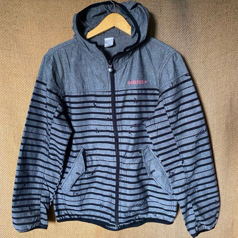 Adidas Neo Label Canvas Hoodie Jacket Woman