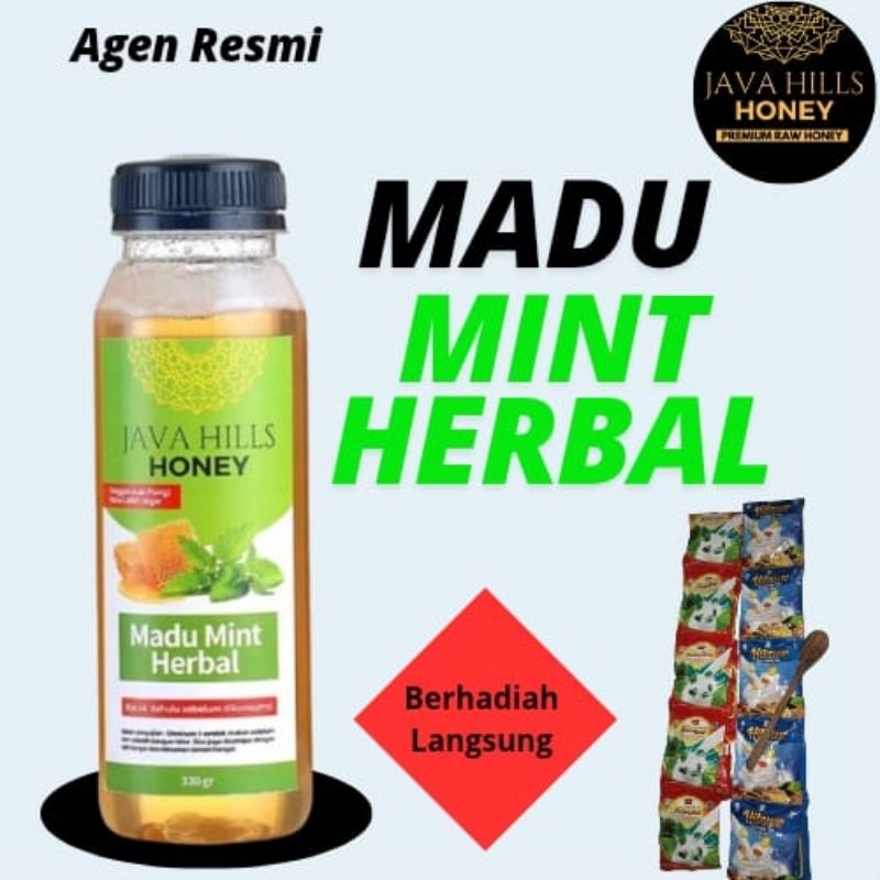 

MADU MINT HERBAL JAVAHILLS JAVA HILLS HONEY 320 GRAM BATUK ASMA FLU COVID PILEK RADANG TENGGOROKAN SAKIT GIGI SEMRIWING