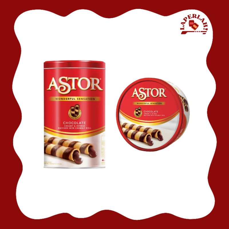 

Astor Wafer Stik Coklat Kaleng 156g / 330g / promo jajan snack kaleng lebaran / LaperLah!