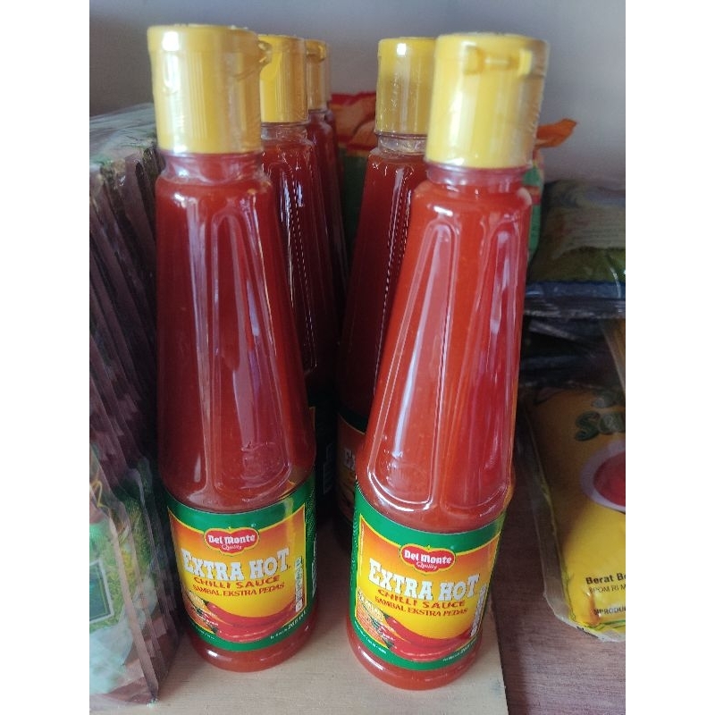 

Delmonte Extra Hot dan Saos Tomat 265ml