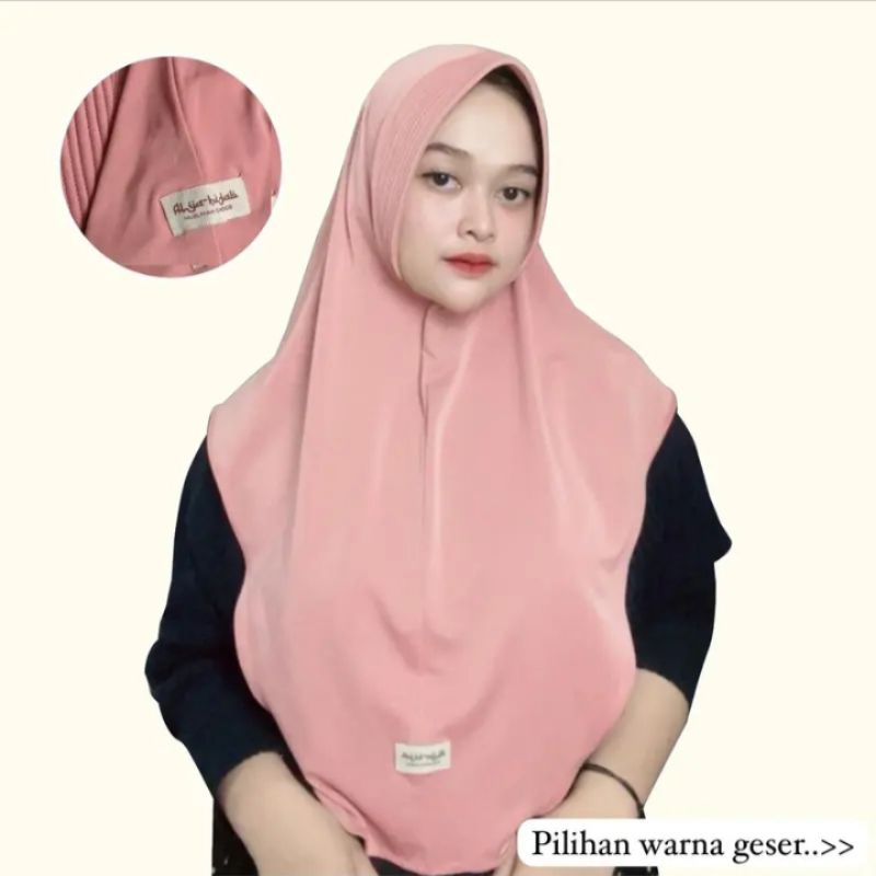 jilbab instan jersey by Alya tebal