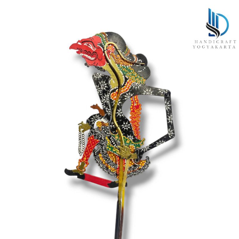 Wayang Durna batik wayang kulit Kambing Kerajinan Tangan