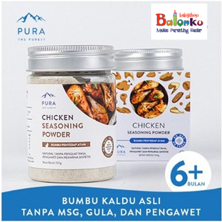

PURA Seasoning Bumbu Kaldu Ayam Kampung dan Sapi Netto 100 gram