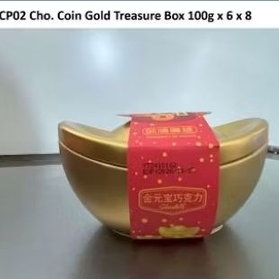 

CP02 Cho. Coin Gold Treasure Box 100g x 6x8