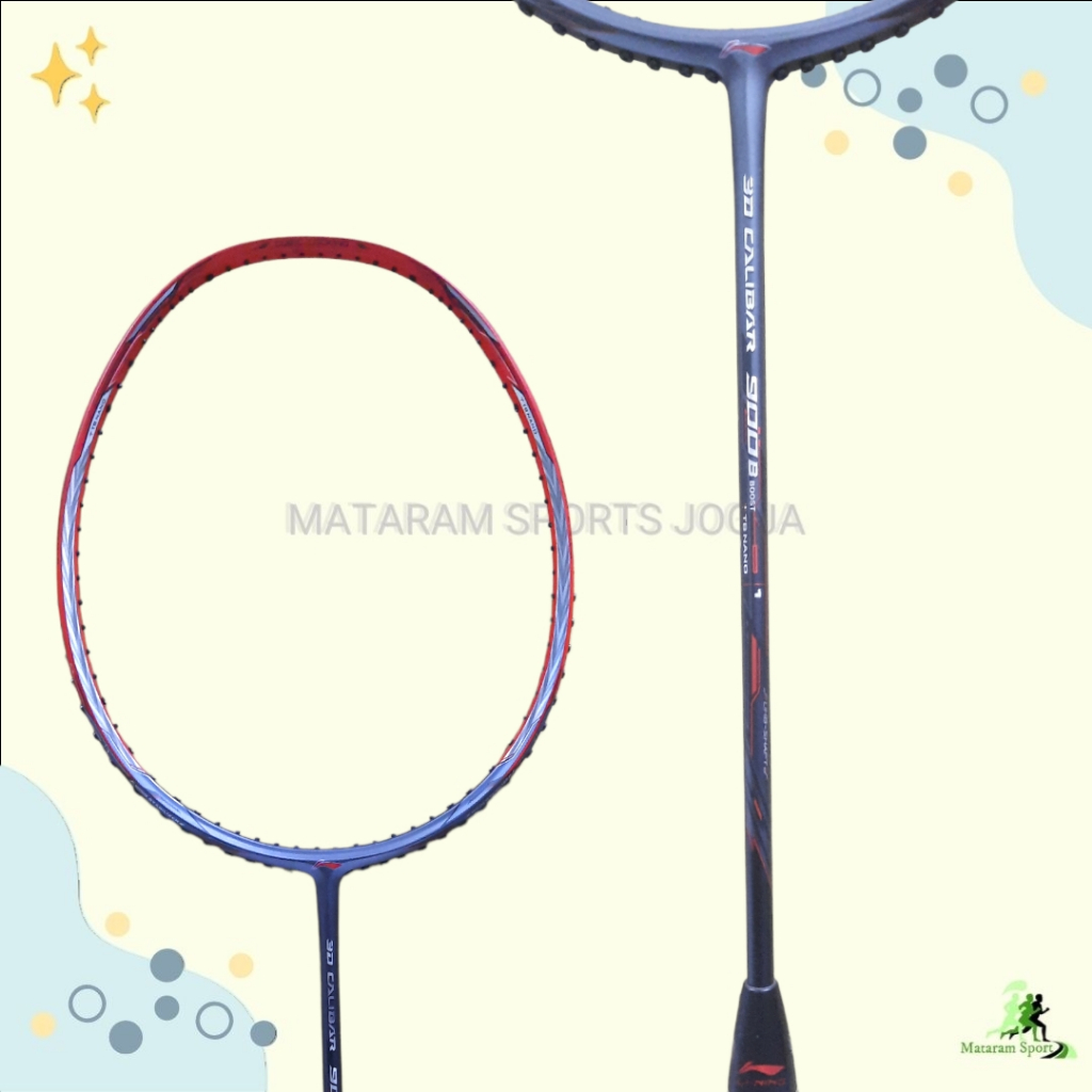 RAKET BADMINTON LINING 3D CALIBAR 900 BOOST ORIGINAL