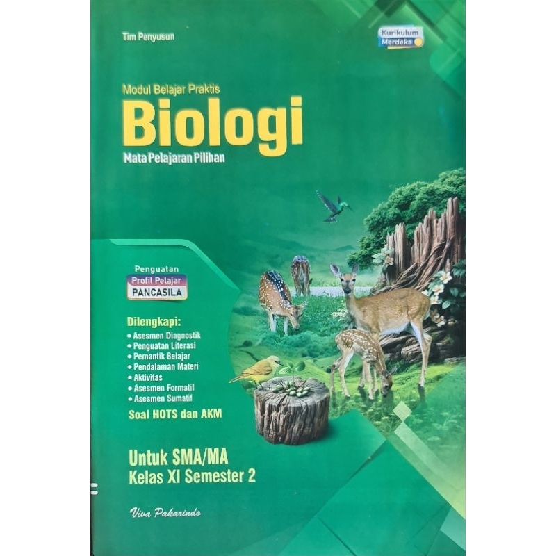 Buku lks Viva Pakarindo SMA Biologi Kelas 11 Semester 2 Kurikulum Merdeka