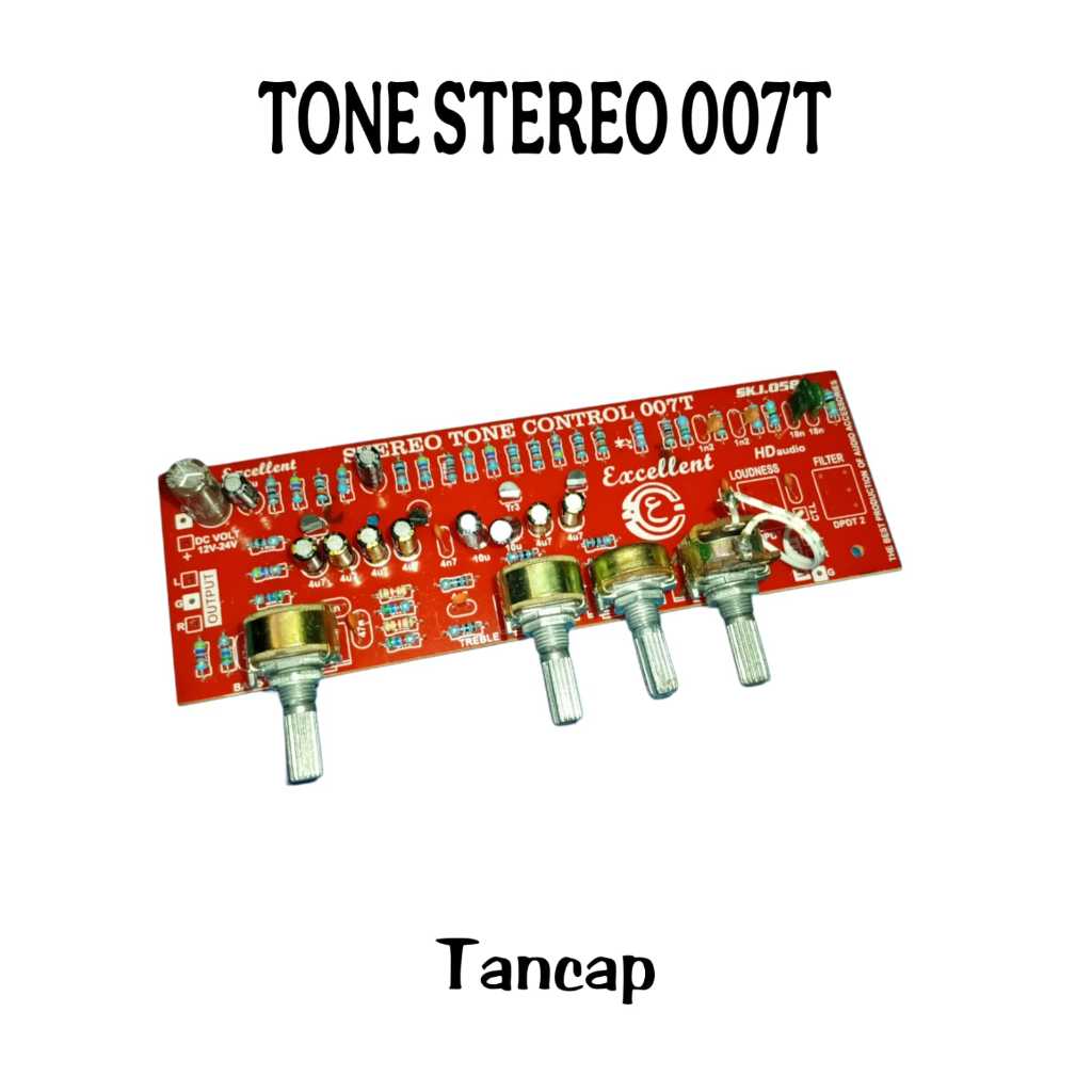 TONE CONTROL 007T STEREO KABEL DAN TONE CONTROL 007T TANCAP