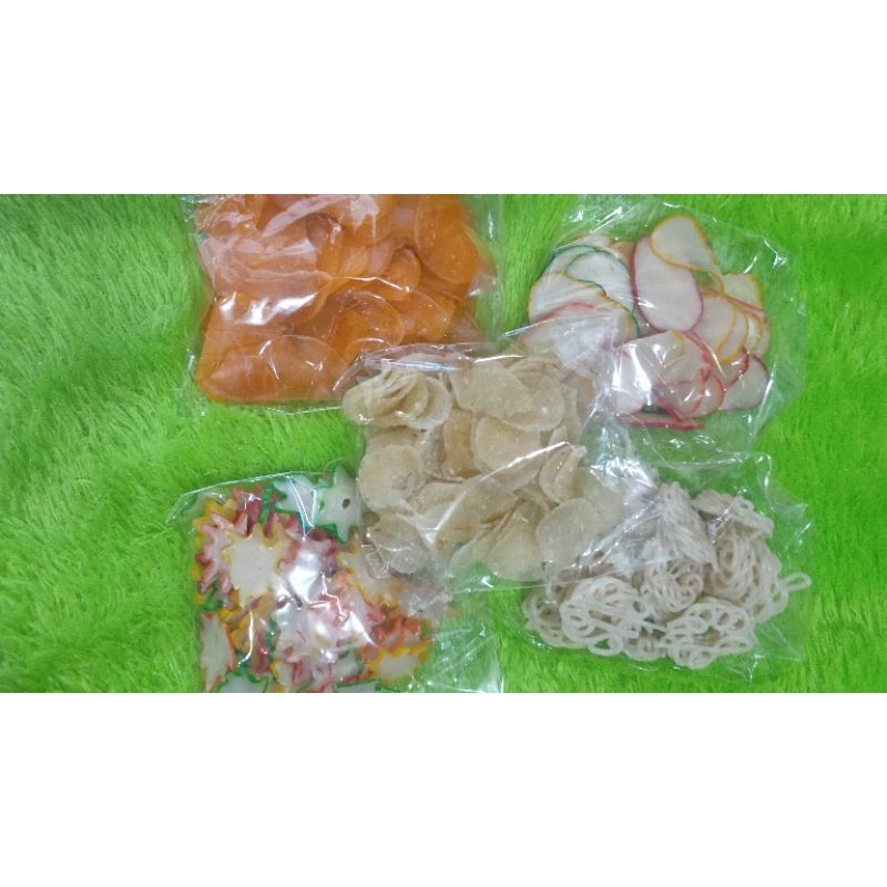 

Paket 5 kerupuk kecil