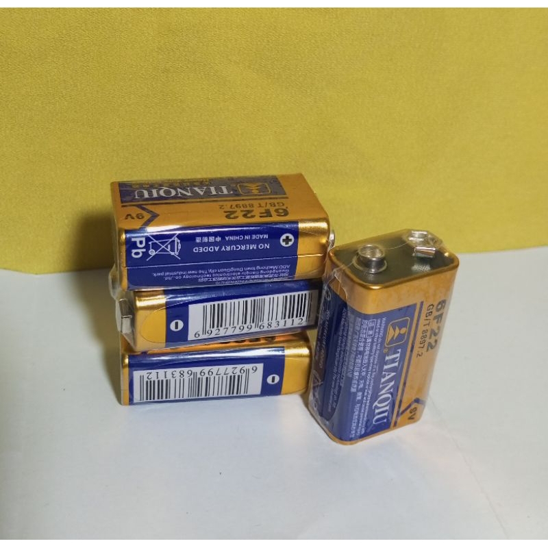 baterai TIANQIU 9v(baterai charger)