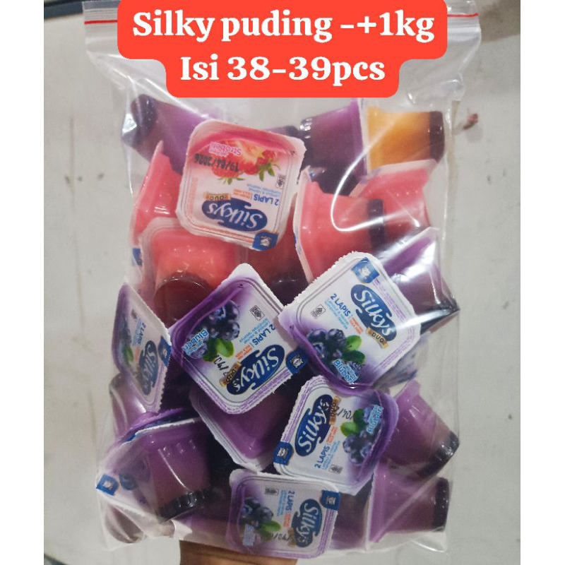 

Silky Jelly Pudding Mix Fruit Kemasan 1Kg