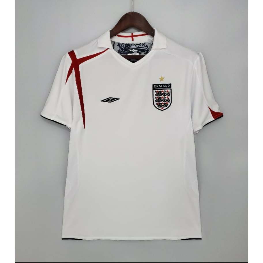 RED JERSEY- JERSEY BOLA RETRO GO INGGRIS HOME 2006 GOOD QUALITY