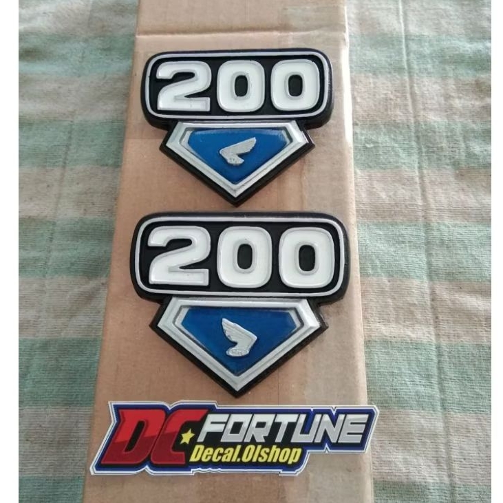 emblem bok aki cb 200 logo box aki honda cb 200 twin