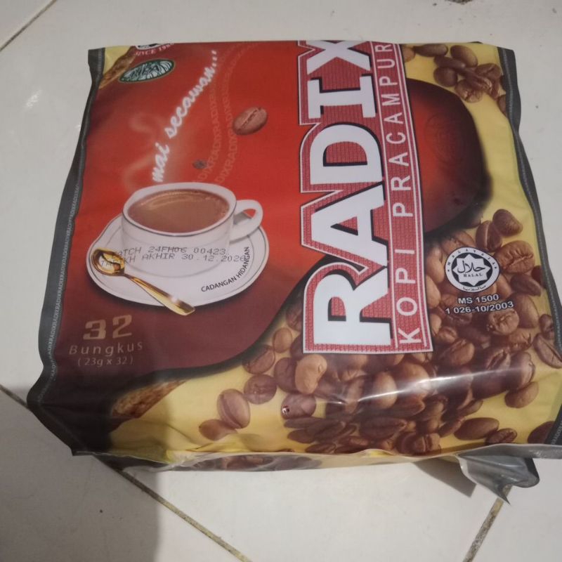 

Kopi Radix Pracampuran 32 saset