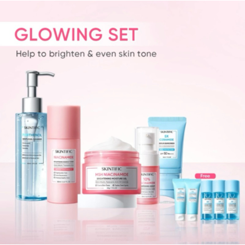 Skintific Glowing set