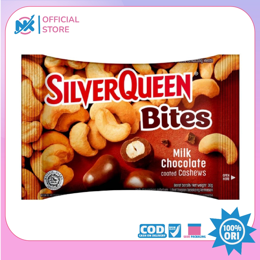 

SilverQueen Bites Cashew 40 gr