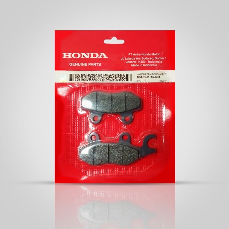 Kampas Rem Depan Honda Supra X 125 Kharisma / Diskpad Supra x 125 / Pad set rem depan Karisma