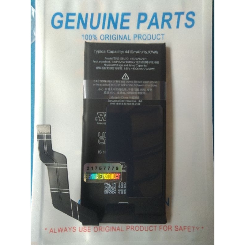 GoPix GLU7G Original 100% GENUINE Batu Batre Battery Baterai GoPix 6A Pixel 6A