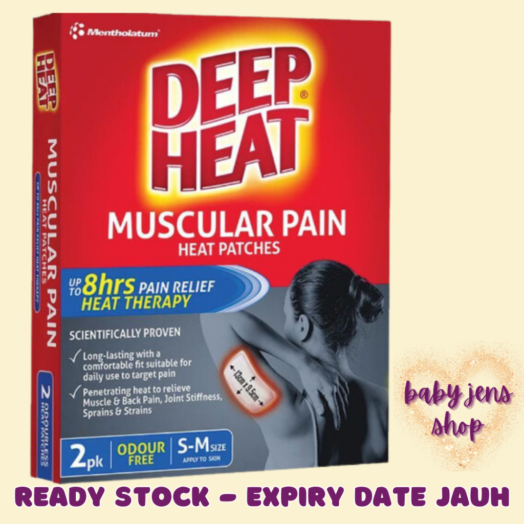 Deep Heat Muscular Pain Heat Patches 2 Pack