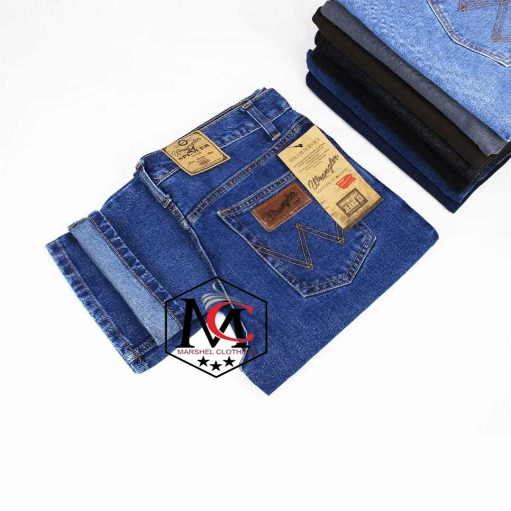 CELANA PANJANG JEANS WRANGLER BIOWASH ORIGINAL BRAND100% UKURAN JUMBO BIG SIZE ( 28-38 )