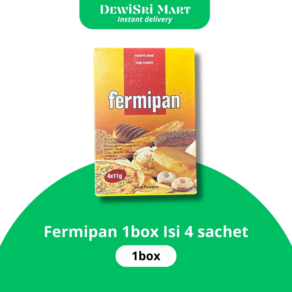 

Fermipan 1 Box Isi 4 Sachet - Dewi Sri Mart