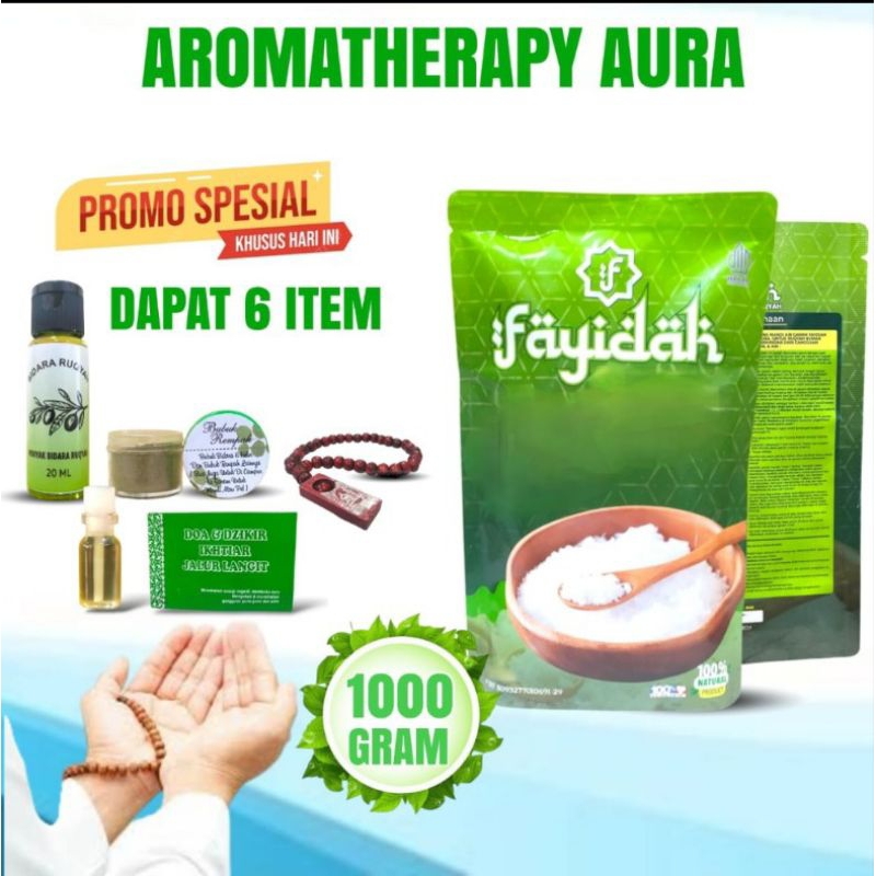 

Garam Ruqyah Fayidah Garam Ruqyah Aromaterapi Meruqyah Rumah Toko Tempat Usaha & Energi Negatif Kemasan 1Kg
