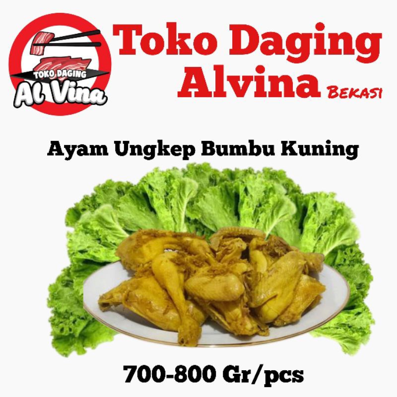 

Ayam Ungkep Bumbu Kuning(potong 8 pcs)-Toko Daging Alvina